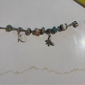 European Style Charm Bracelet Cute Boot Butterfly Charms & Beads